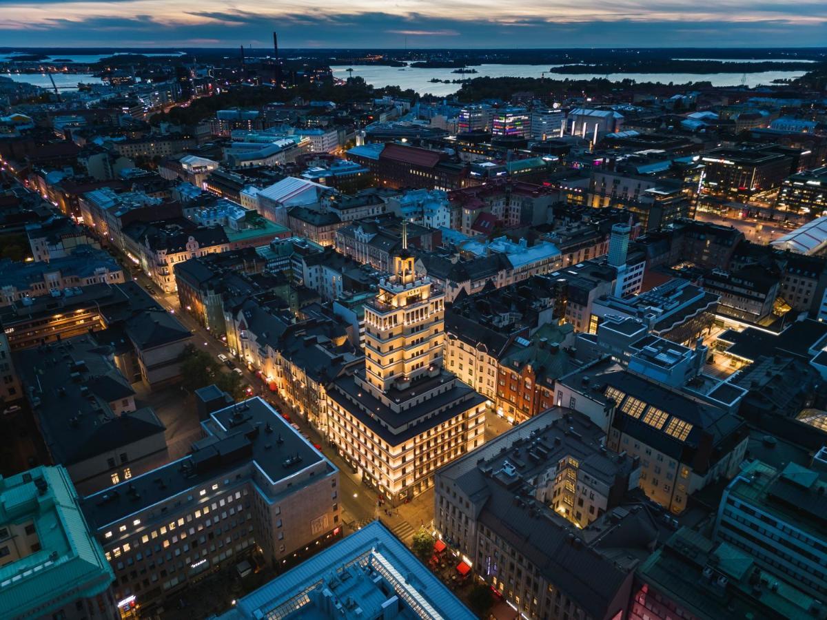 Solo Sokos Hotel Torni Хельсинки Экстерьер фото Aerial view of the hotel